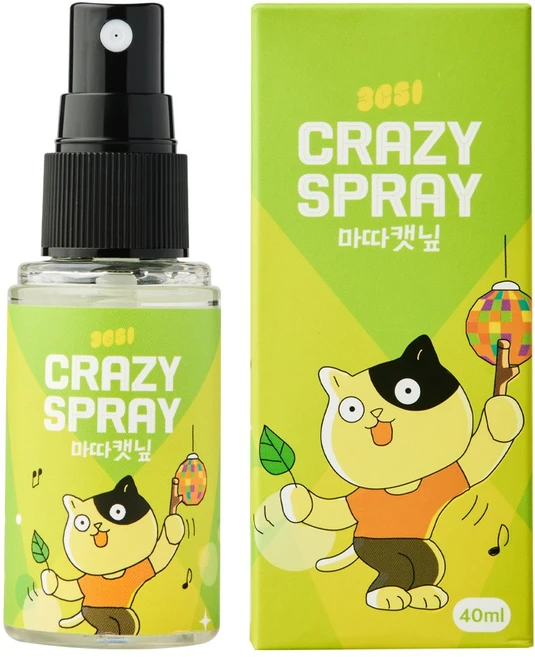 3651 크레이지 스프레이 고양이 캣닢, 1개, 40ml, 마따캣닢 - 쿠팡