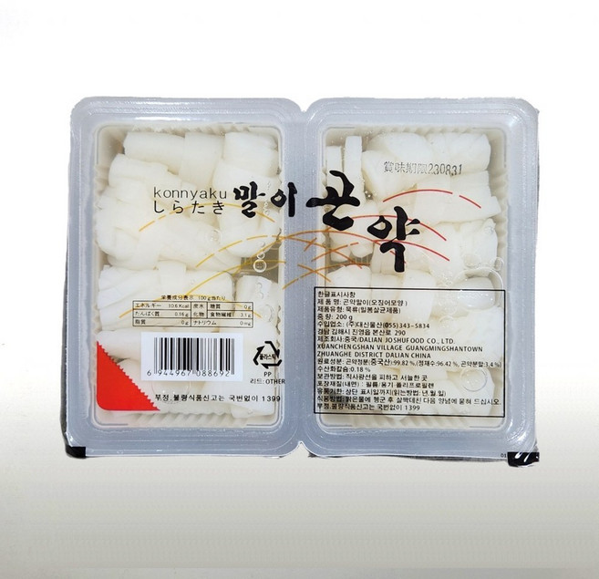 대신 곤약말이 200gx5개 오징어모양 저칼로리, 200g, 5개