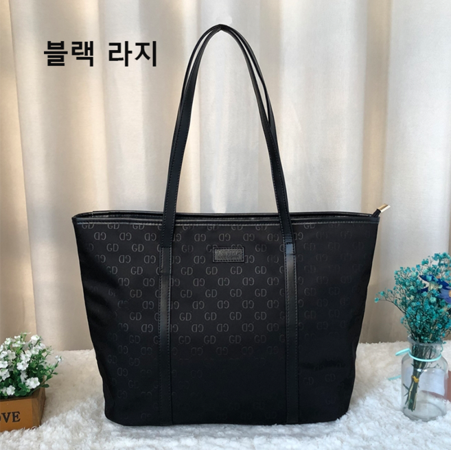 심플 옥스퍼드 숄더백 워터프루프코리아 대용량 캔버스 토트백 여성 토트백