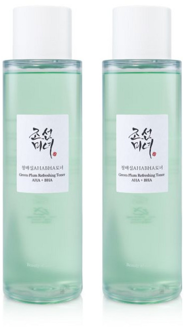 조선미녀 청매실 AHA BHA 토너, 150ml, 2개