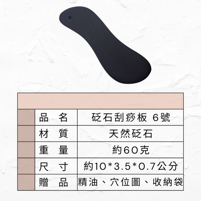 砭石刮痧板 優質材質 經絡按摩工具 附精油穴位圖收納袋, 1個, 2片入 附一份精油 穴位圖 收納袋, 黑