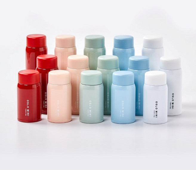 오슬로 미니 소형 휴대용 텀블러 120ml 150ml 200ml, 화이트, 1개