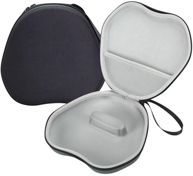 스냅케이스 에어팟 맥스 호환 파우치 케이스 휴대용 AM02, 카본블랙 (AM03)