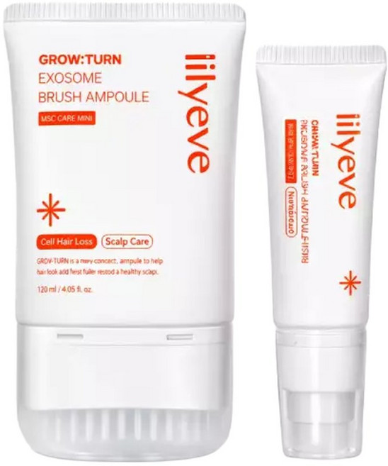 릴리이브 그로우턴 앰플 130ml + 30ml 엑소좀 브러쉬 탈모 두피에센스, 1개