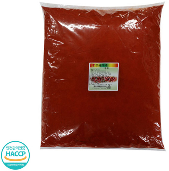 청솔식품 장용중식용 고추가루4kg 햇썹인증 짬뽕용, 4kg, 1개