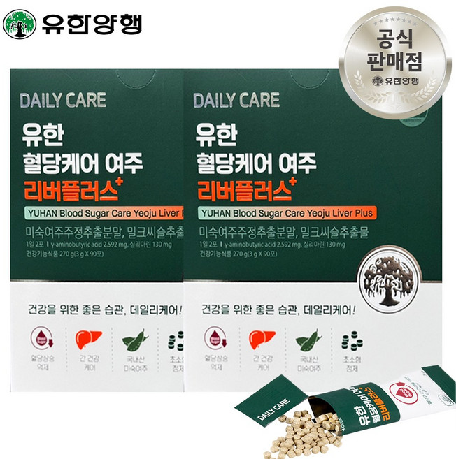 유한양행 유한 혈당케어 여주 리버플러스, 540g, 1개