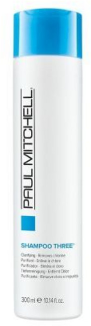 폴 미첼 샴푸 3종 클리어링 샴푸 불순물 정화 + 염소 제거 모든 모발 유형에 적합 수영하는 사람에게 좋습니다, 1개, 300ml