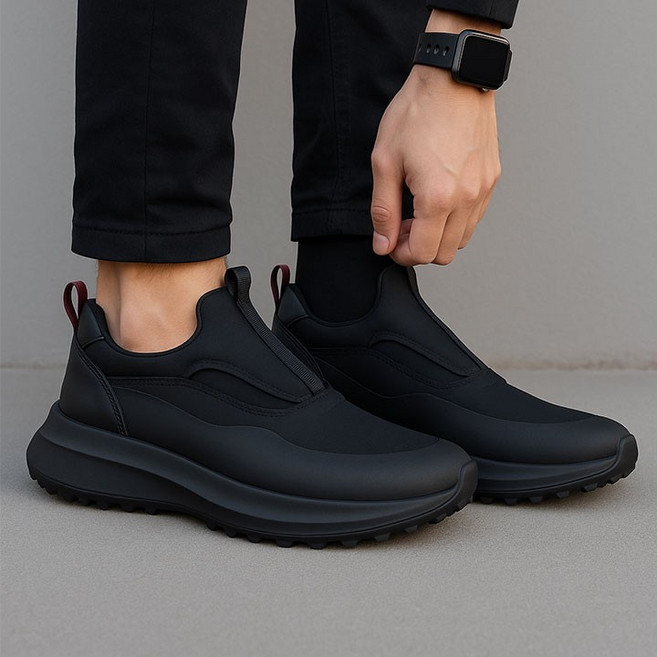 끈 없는 남성 무중력 런닝화