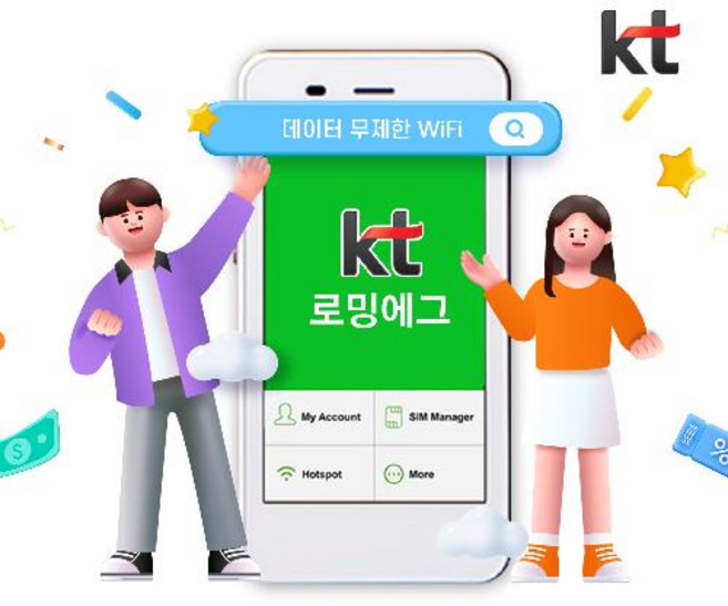 기타 필리핀 포켓와이파이 무제한 KT로밍에그 공항수령반납, 인천공항 1터미널, 1개