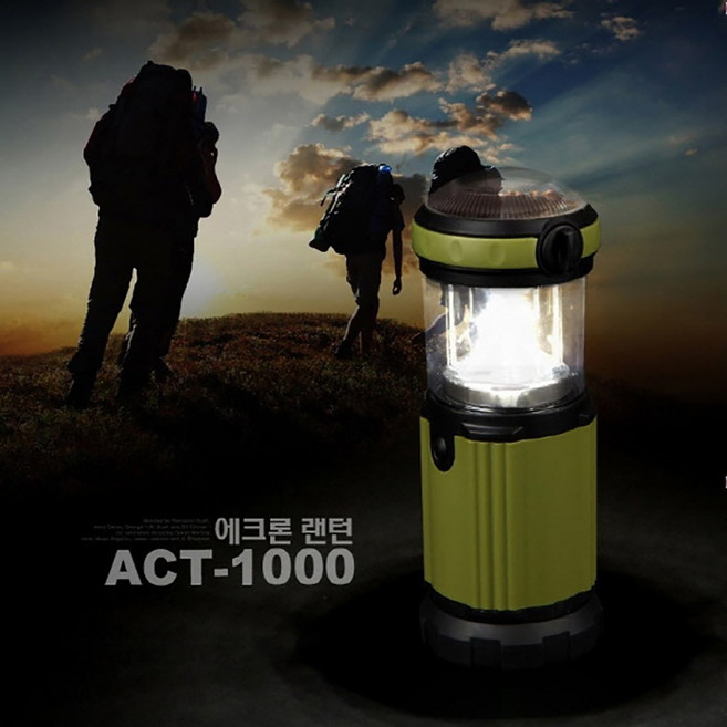 카멜레온 캠핑랜턴 LED 후레쉬, 1개