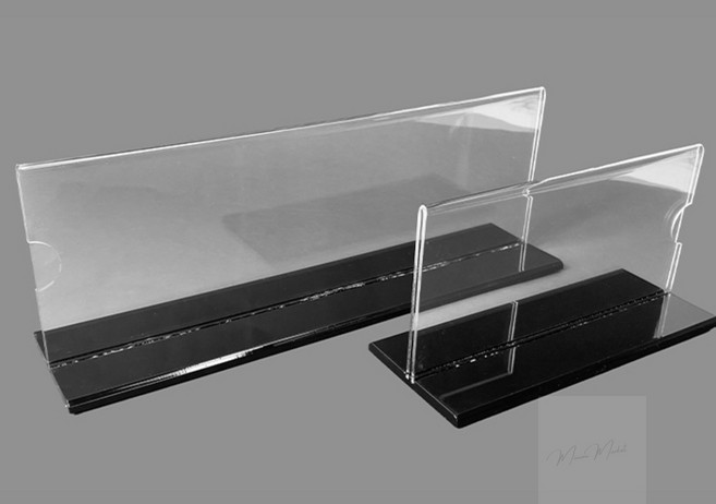 미니미마켓 사무실 아크릴 명패 이름표 부서명 파티션꽂이, T1507 150X70mm, 1개