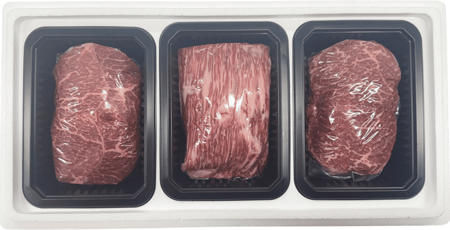 1등급 이상 안동 장원한우 구이용 한우 선물세트 혼합세트 / 등심+산적+양지 1.5kg, 1개