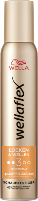 웰라 WELLA Wellaflex 헤어 무스 컬& 웨이브 스트롱, 1개, 200ml