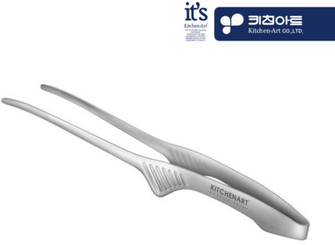 아트박스/서울리빙 키친아트 베니 스텐 스탠드집게 고기집게, 1개, 색상:옵션없음