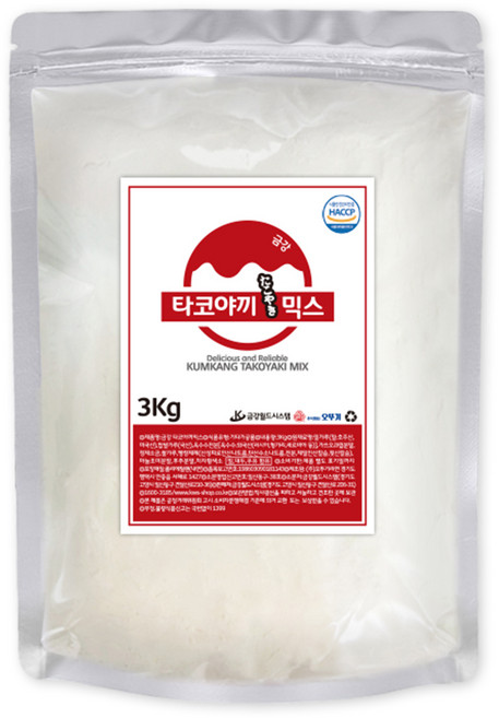 타코야끼 믹스, 1개, 3kg