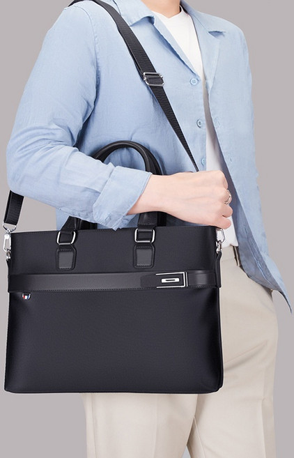 ANYOU 남여공용 비즈니스 가죽 서류가방 회사원 노트북 가방