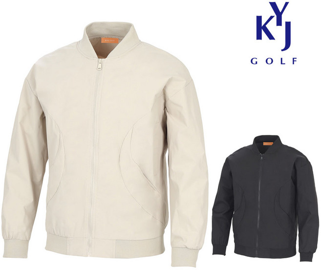 [김영주골프] 봄가을 에스 봄버 자켓 블루종 바람막이 남성 골프 점퍼 KPSMJP38