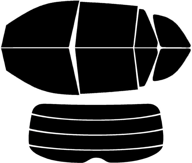 로톰 현대 싼타페 측후면 썬팅필름, 싼타페 CM (05-12), RTF-4S 25 (연함)