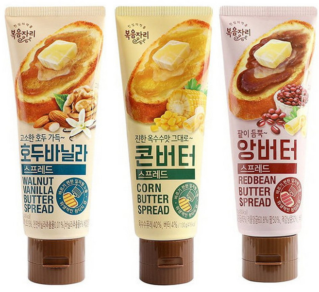 복음자리 짜먹는 튜브 앙버터 콘버터 호두바닐라 x 2, 2세트, 130g