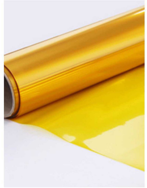 UV차단 필름 공장 크린룸 실험실 클린룸 노란색 시트 자외선 방지 사생활 보호, 노란 필름