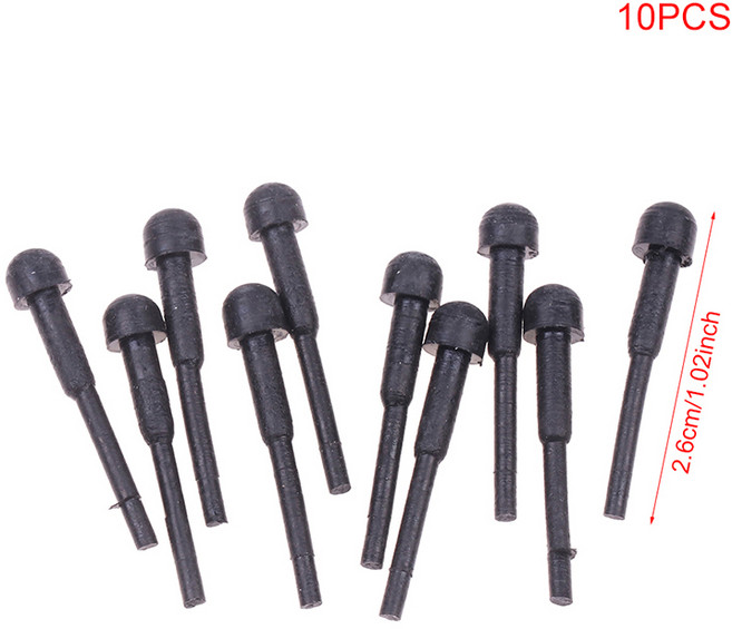 고무 헤어 가위 소음기 살롱 이발사 가위 핸들 꼬리 교체 액세서리 스타일링 도구 10 개, 01 Black