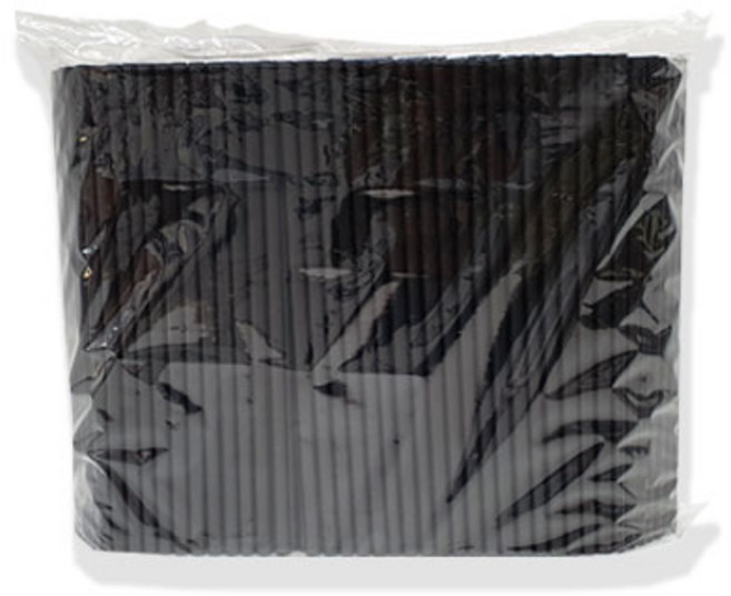 스트롱팩토리 일자빨대 검정 25cm 500개입, 20개