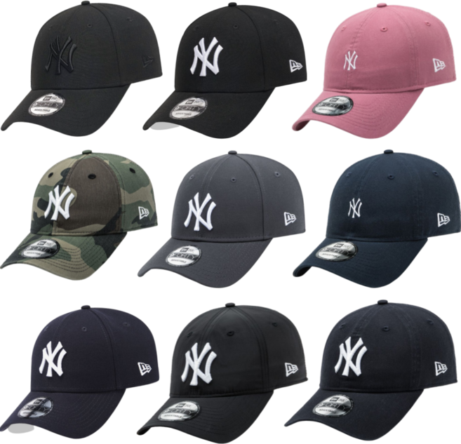 [국내매장판] 뉴에라 모자 MLB 볼캡 뉴욕 양키스 캡모자 9FORTY 25SS