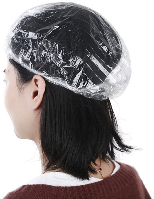 사우나 헤어캡 100개 샤워캡 성인 염색 샴푸캡 비닐, 단품