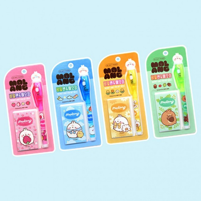 몰랑 비밀펜&amp;메모장 세트 vol.6 1000, 상세페이지 참조, 상세페이지 참조