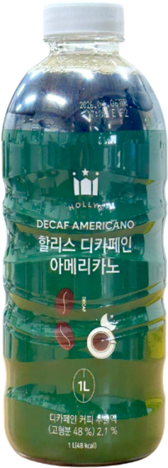 할리스 디카페인 아메리카노, 1L, 5개