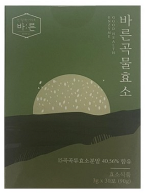 건강한약속바른 곡물효소 누룽지맛 30포, 90g, 1개