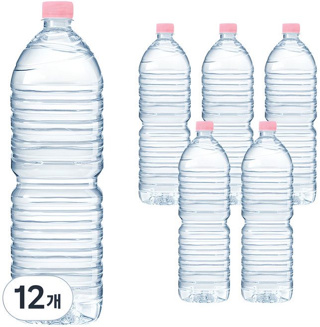CRYSTAL 생수 무라벨, 2L, 12개