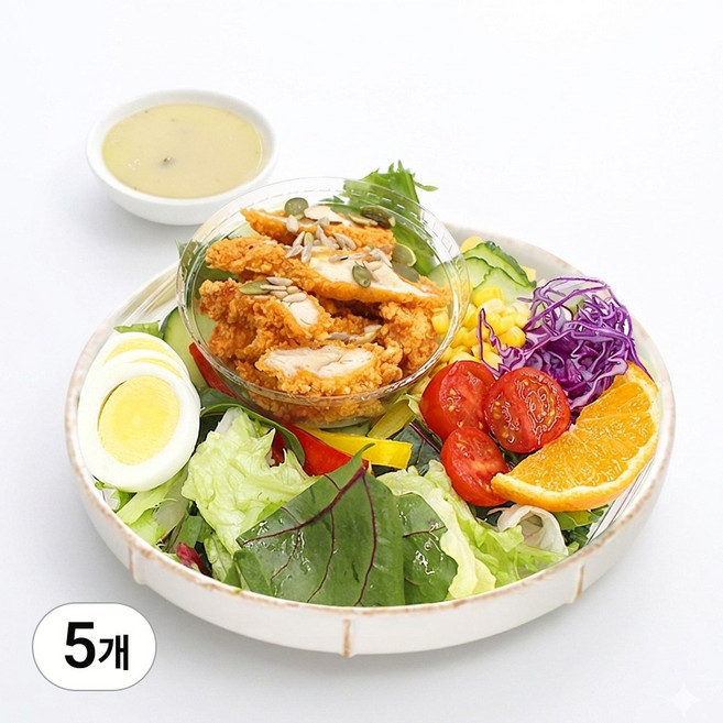 [자연애레시피] 케이준 치킨 샐러드, 5개, 400g