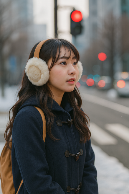 벨벳 베이직 방한 귀마개 접이식 겨울 귀도리 여성 남성 커플, 1개, 상세페이지 참조