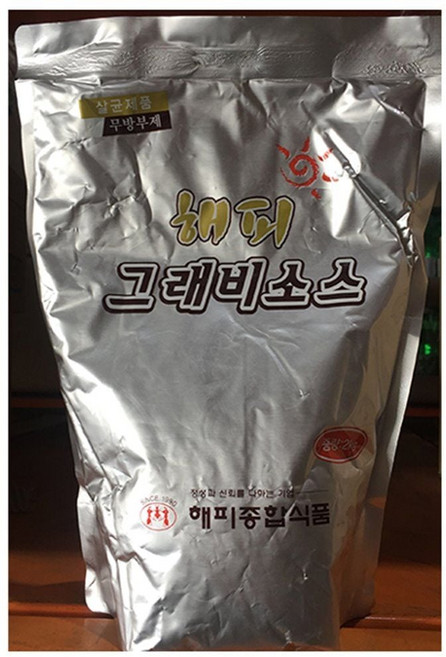 그래비 소스 해피 2kg 액상 양념 업소 식당용 업소용 조미료 전문점용 전문점, 1