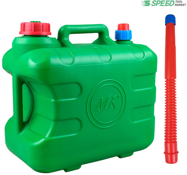 석유통 고급형 20리터 초록 기름통 캠핑 말통 자바라통 등유통 연료통, 1개