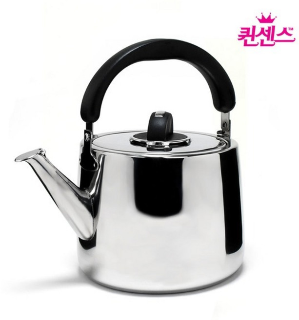 퀸센스 스테인레스 이태리 주전자 5리터 예쁜 난로 주전자 티 감성 술 막걸리 미니 캠핑 차 보온, 단품, 1개