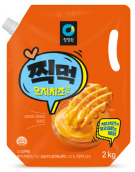 청정원 찍먹 오지치즈소스, 2kg, 1개