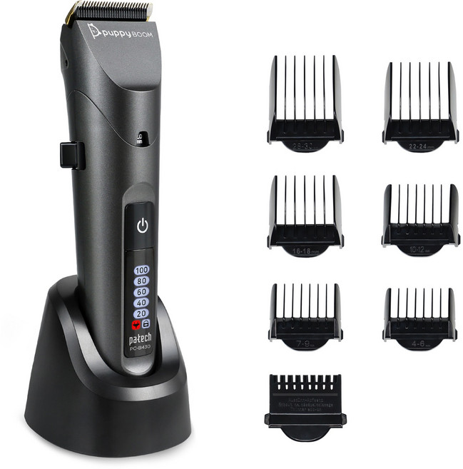 파테크 반려동물 저소음 방수형 이발기 PC-B430, 혼합색상, 1개