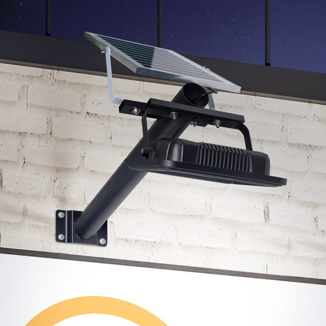 나눔조명 태양광 간판 투광기 조명 태양열 투광등 LED 가로등 방수 광고판 벽 벽부등 3색 100W, 100W(흰빛+노란빛 겸용)