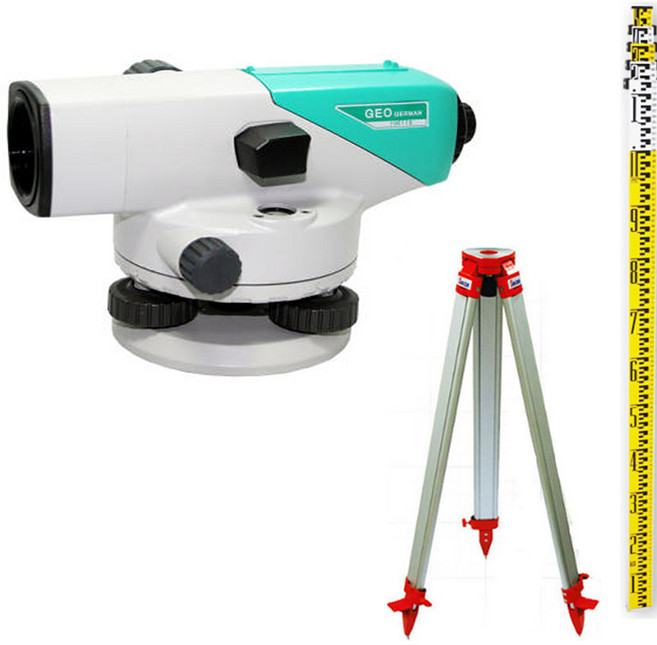 자동레벨 C32 오토레벨용 삼각대CLT32 스타프CAS55 세트구성, 1개