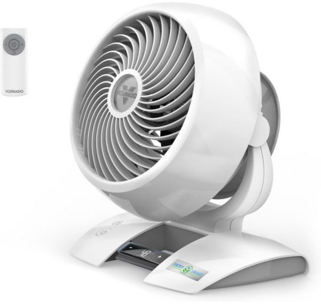 가변 속도 제어 기능이 있는 보네이도 5303DC 에너지 스마트 소형 공기 순환기 팬 흰색 중간 크기, 5303DC – Small Tabletop