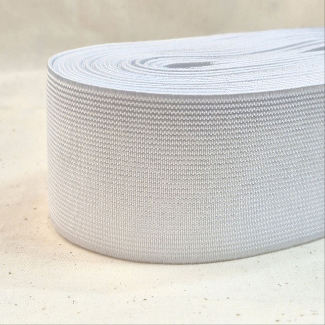 허리고무줄 고무밴드 신축성 납작고무줄 탄성밴드 1yard, 8개, 50mm 화이트