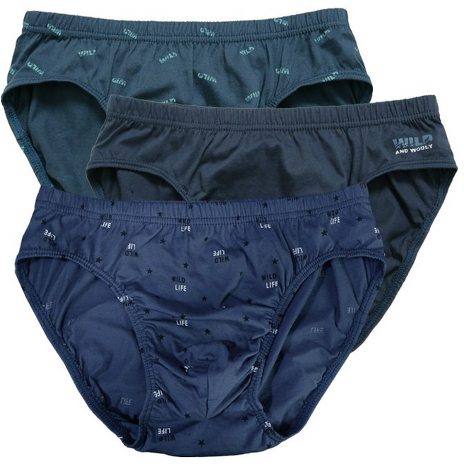 BYC 5012 주니어 순면 벤터스 미디 삼각팬티 3종세트