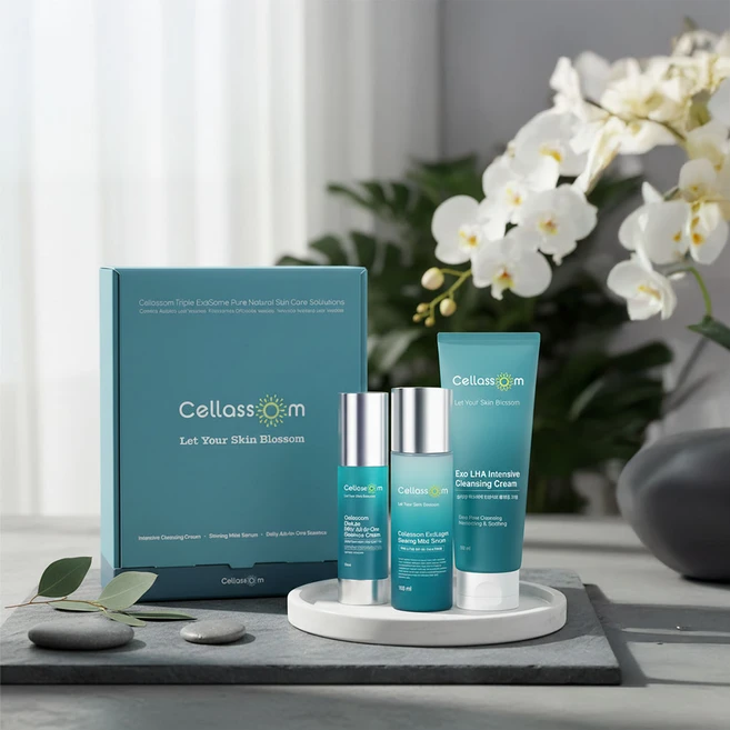 [셀라썸] 3종 엑소좀 순수천연 스킨케어 솔루션 세트, 1세트 - 쿠팡