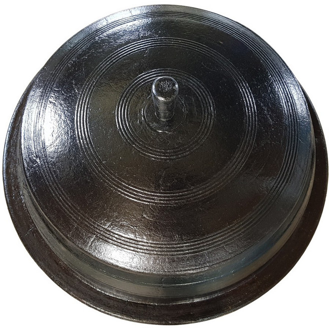 일오삼 길들인 전통 대형 무쇠가마솥 38에서 67cm, 블랙(Black), 길들인 대형가마솥44cm_중심56