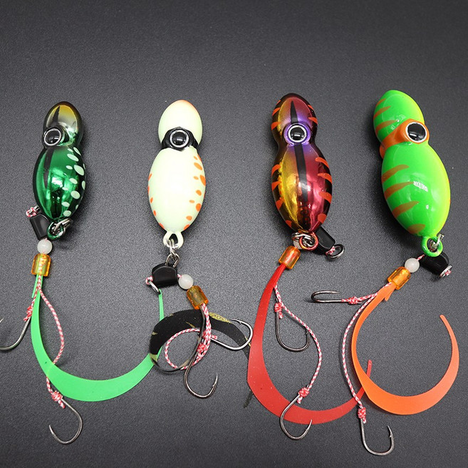 빈빈스위치 타이라바채비 참돔 채비 헤드 150g, 100g, 화이트오렌지, 1개