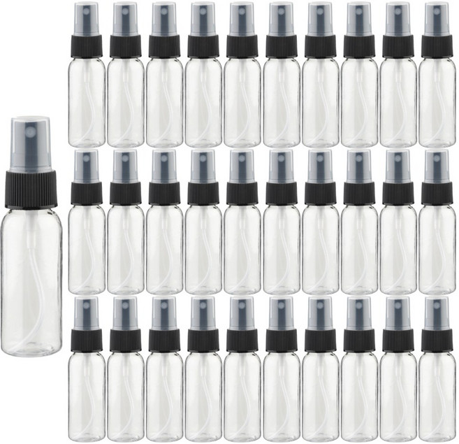 27리빙 스프레이 공병, 30ml 블랙캡 투명, 30개