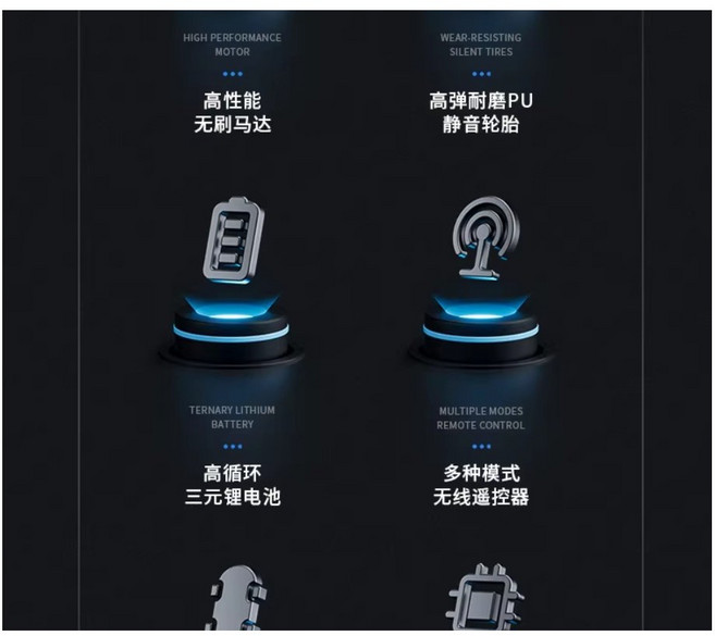 디넥스 휴대성 좋은 입문용 전동 스케이트보드 무선리모컨 조작 전동 롱보드 속도4단조절 스트릿 스포츠 듀얼드라이브, 1개, 350W-8km주행가능