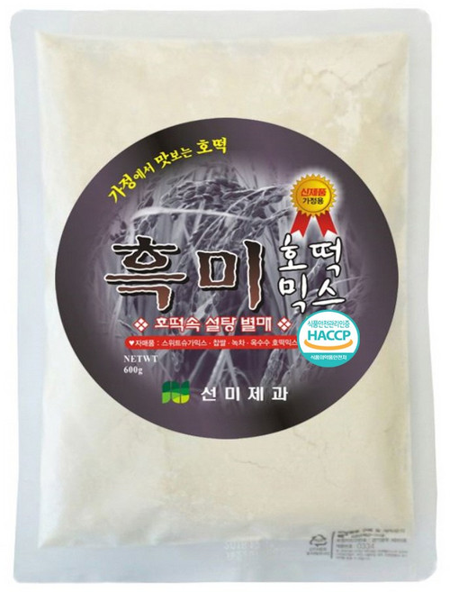 선미c&c 호떡믹스 5종, 흑미호떡, 1개, 600g